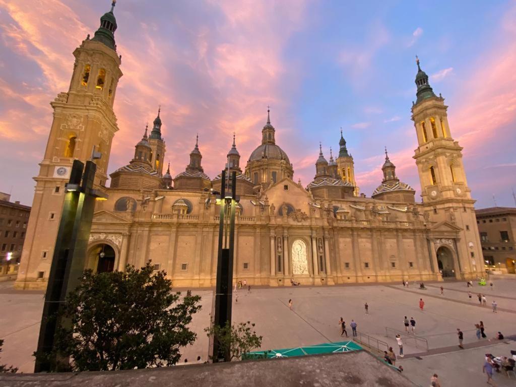 شقة Vtz El Balcon A La Basilica V - Vistas Inmejorables A La Basilica Del Pilar! سرقسطة المظهر الخارجي الصورة